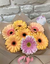 Букет Любимые краски #REPLACE_PRED# Воронцовской Букет цветов из:  Герберы #REPLACE_PRED# Воронцовской